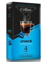 Кофе в капсулах CELLINI VIVACE CAFFE'  LUNGO, 10x10