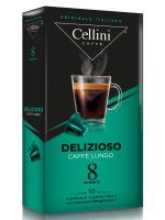 Кофе в капсулах CELLINI DELIZIOSO CAFFE' LUNGO, 10x10