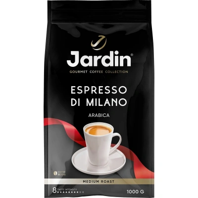 Кофе в зернах Jardin Espresso di Milano, 1кг Кофе в зернах Jardin Espresso di Milano, 1кг