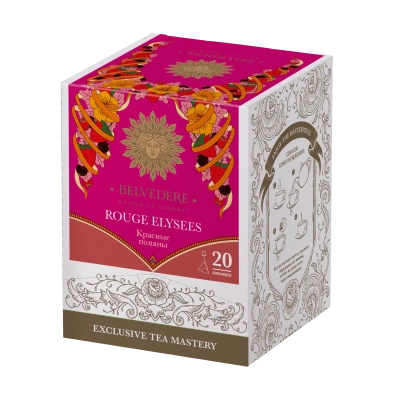 Чай черный Belvedere Rouge Elysees в пирамидках 20x3,5гр.