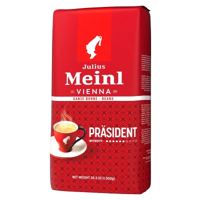 Кофе в зернах Julius Meinl Prasident Classic Collection (Президент Классическая Коллекция), 1 кг